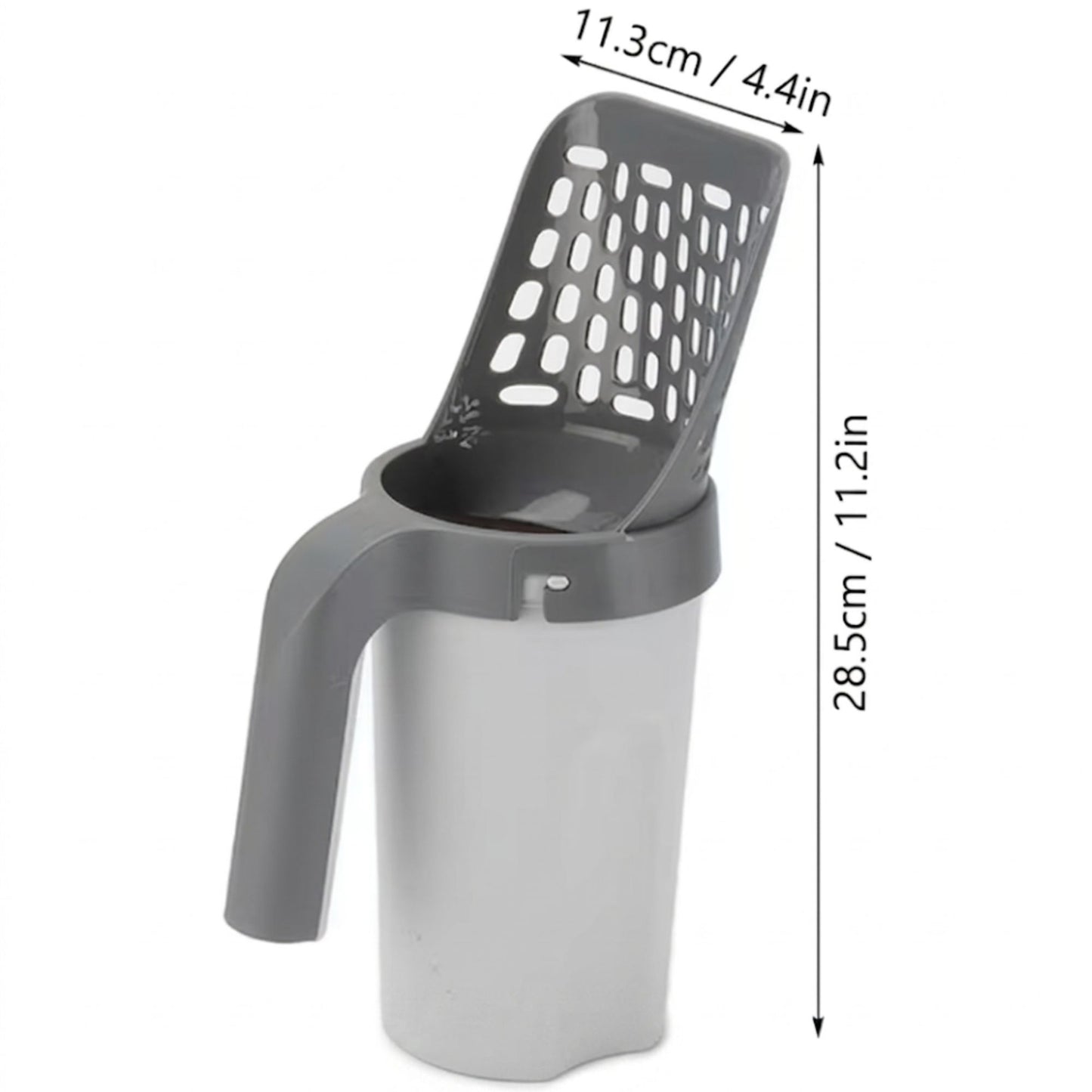 Pala de Arena para Gato 2-en-1 con Dispensador - AhorraKidz